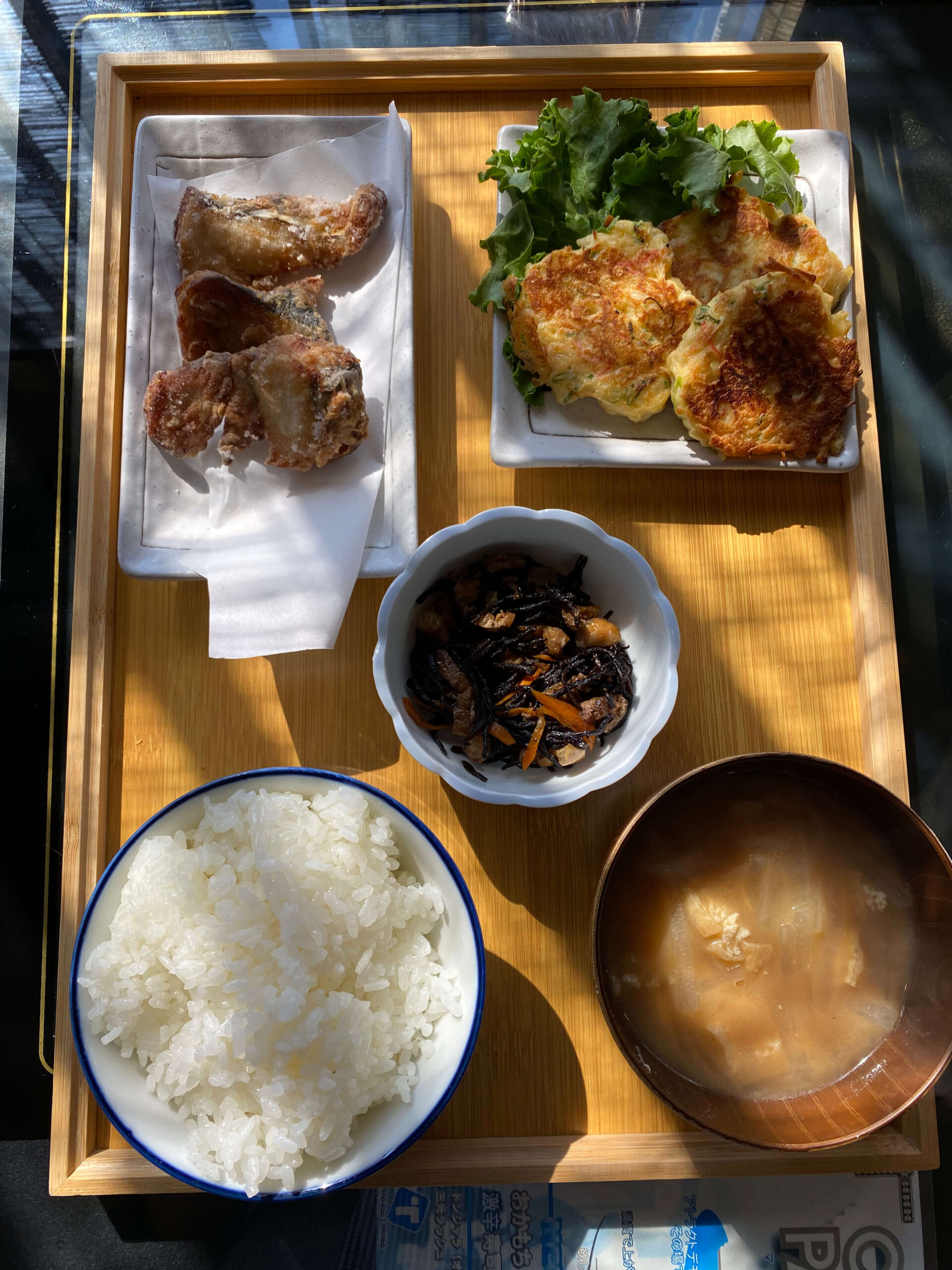 今日のランチでお出ししたサワラの竜田揚げ